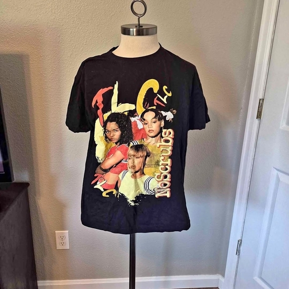 Black Graphic No Scrubs Vintage tee - Picture 1 of 1